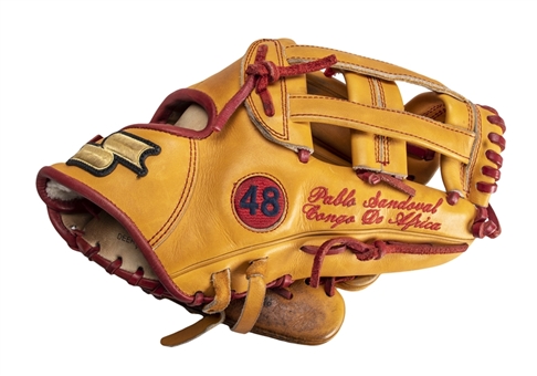 2016 Pablo Sandoval Game Used Boston Red Sox SSK Fielding Glove (PSA/DNA)
